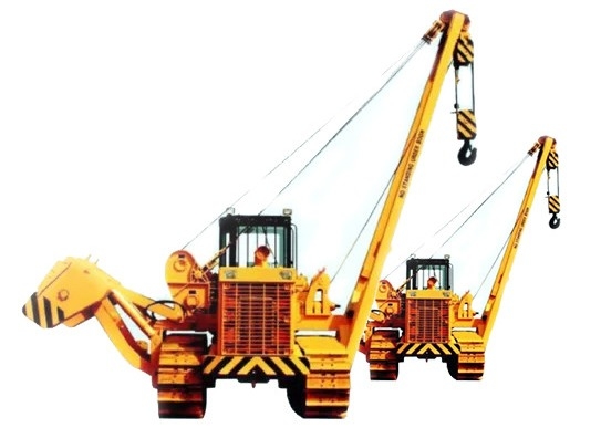 Hydraulic Crawler Wide Chassis 6.5m Boom Length Pipelayer Machine
