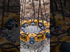 W pełni hydrauliczny przecinak do pali betonowych