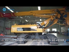 Regenerowane wiertnice obrotowe CRRC zamontowane na oryginalnym silniku CAT336D z momentem obrotowym 250kNm