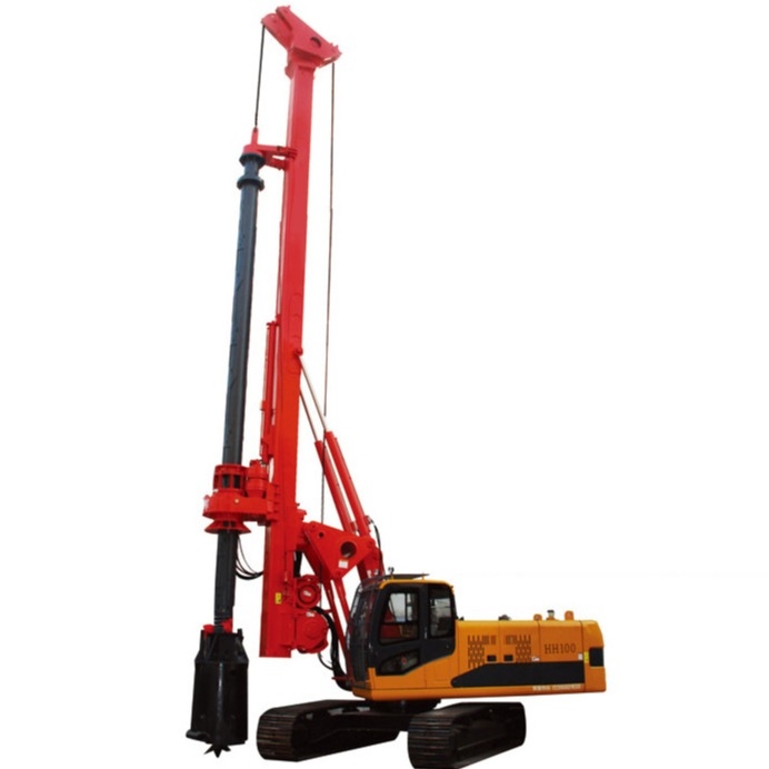 Piling Works TR100D Foundation Drilling Rig China Chassis Hydraulic Portable