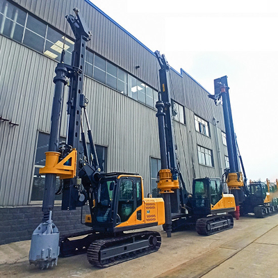 Roboty budowlane Mini wiertnica Wiertnica Bore Pile Wiercenie 45kN/m z głębokością wiercenia 15m i średnicą 1000mm
