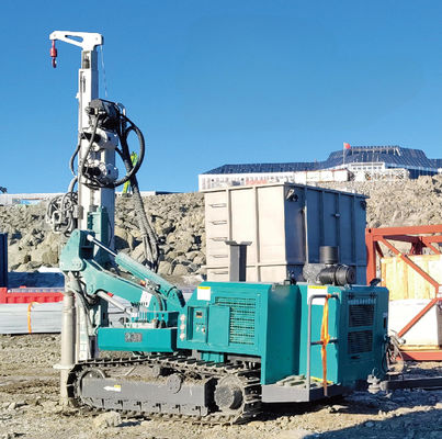 Wiertnica do mikropali SK666 z zakresem średnic otworów 115-500mm, specyfikacją żerdzi wiertniczych 76/89/102/114 oraz młotami 4/5/6/8/10/12 do precyzyjnego wiercenia inżynieryjnego