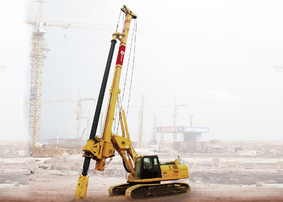 Roboty budowlane 180 kN.m Earth Auger Borehole Hydraulic Wiertnica do palowania Maszyna