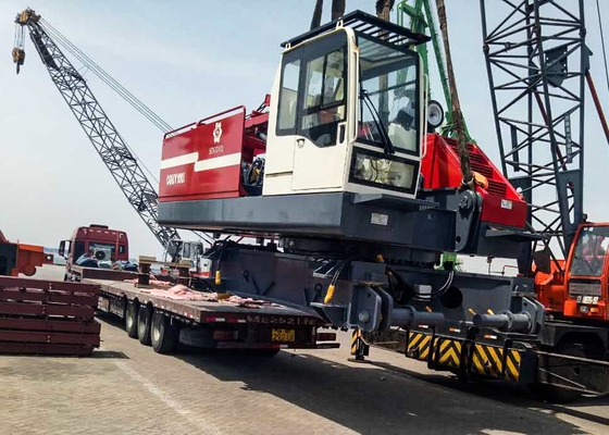 Gorąca sprzedaż Hydrauliczny żuraw gąsienicowy CQUY55B 52Ton Żuraw kratowy