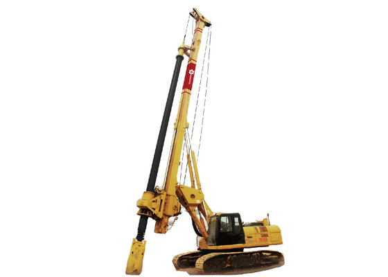 Unikalny system rozwijania cylindra Konstrukcja budynku Wiertnica obrotowa Średnica 1800 mm i głębokość wiercenia 60 m