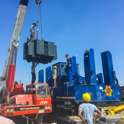 208tf Ciśnienie palowania 8,9 m / min 45 kW Hydrauliczny statyczny sterownik pali
